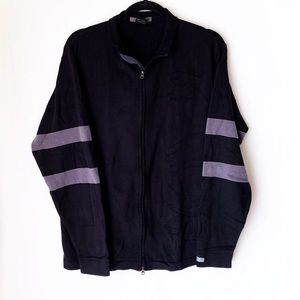IKE Black Full Zipped Stretch Jacket